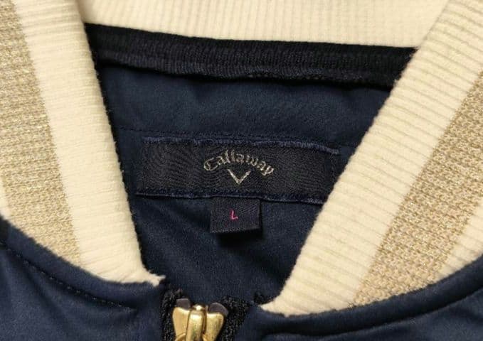 Callaway キャロウェイ 中綿 ブルゾン ジャケット L ネイビー ゴルフ