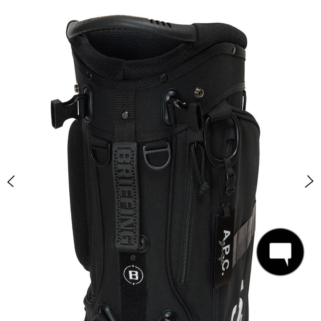 【新品未使用】A.P.C. ブリーフィング　ゴルフバッグ ブラック Fサイズ