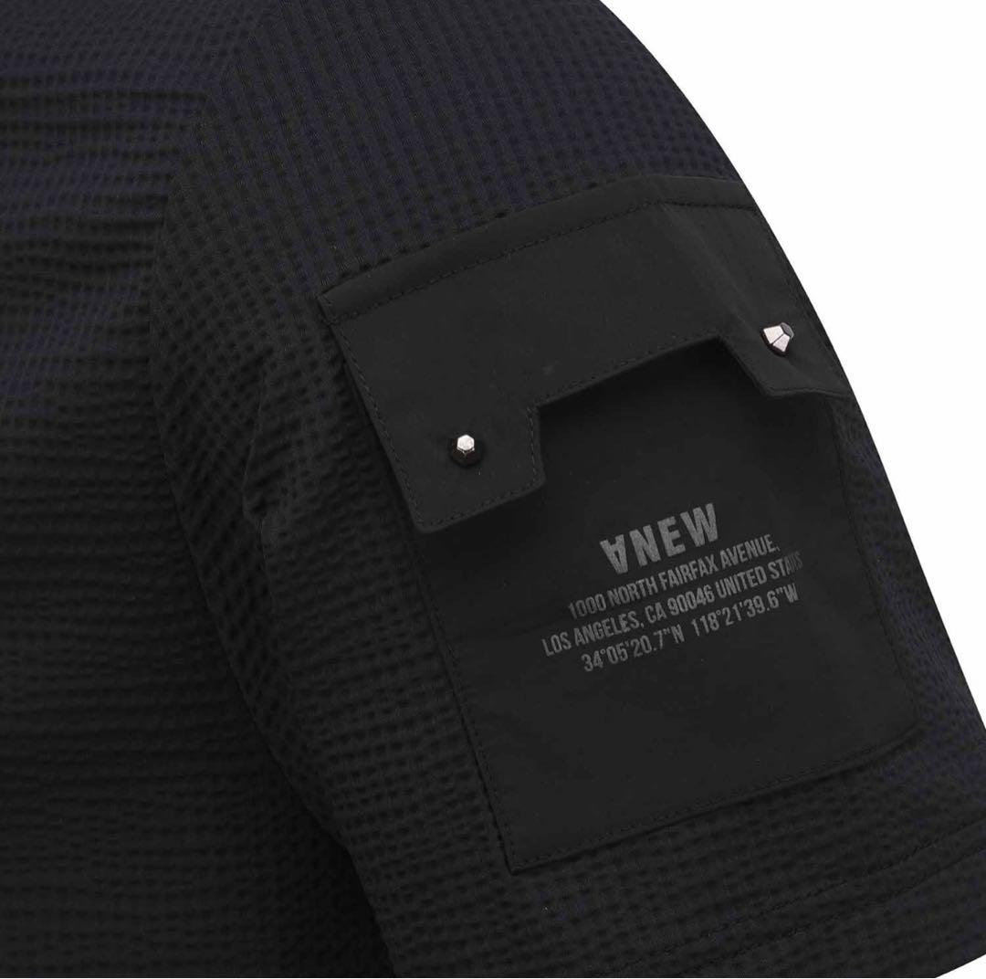 完売品⭐️新品タグ付き ⭐️Lサイズ ANEW メンズ ポロシャツ　ブラック