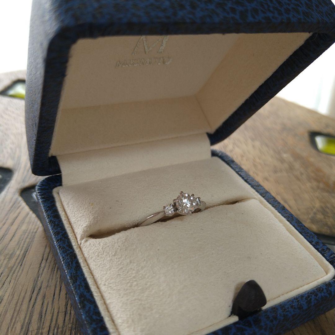 ミキモト　ダイアモンドリング　結婚指輪　７号　2個セット【最終値下げ】