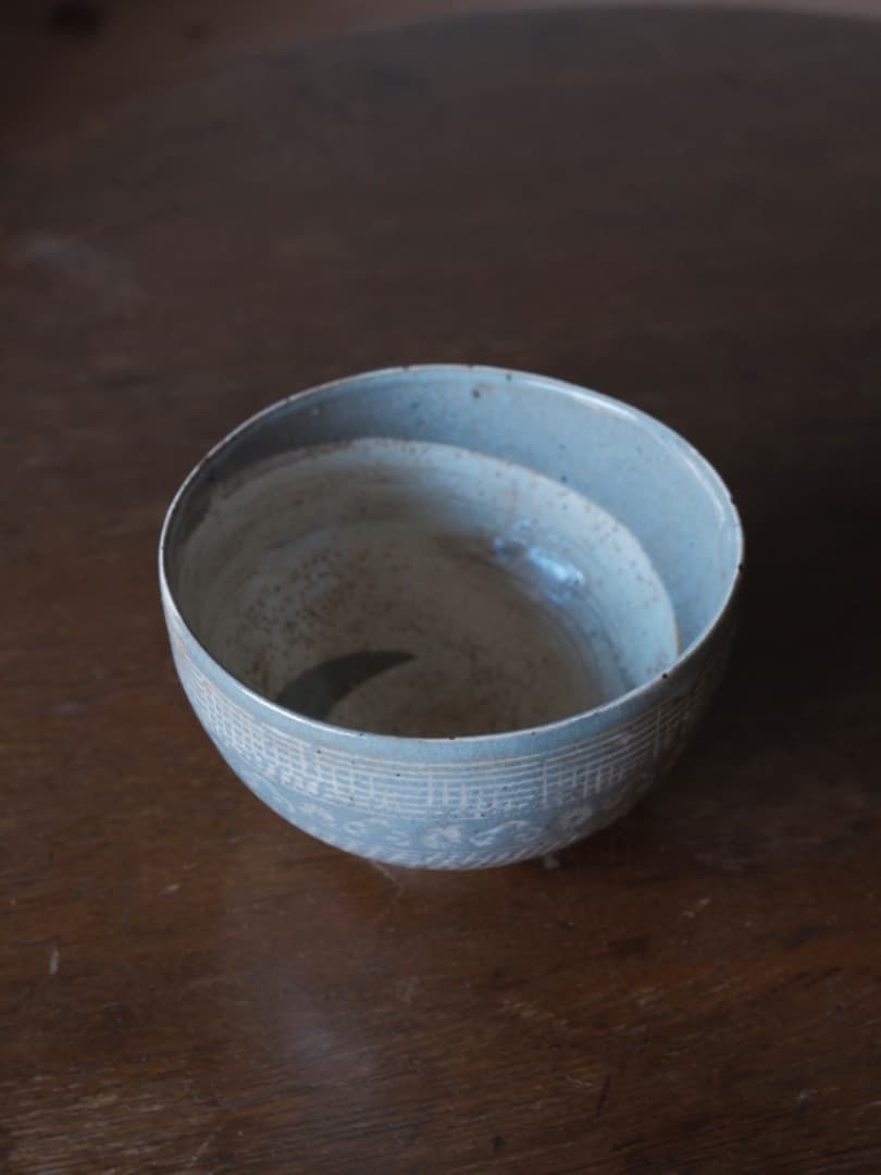 三嶋茶碗　高麗　陶磁工芸　茶道具　朝鮮美術　箱付　Q1899