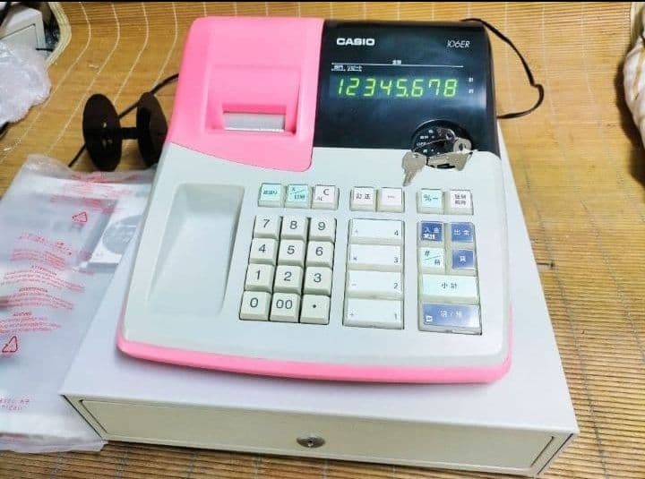 カシオレジスター　106ER　簡単便利特殊　送料込　291194