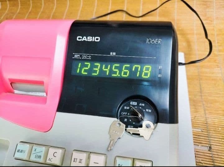 カシオレジスター　106ER　簡単便利特殊　送料込　291194