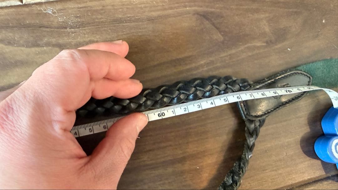 ラルフローレン　レザーサスペンダー　英国製