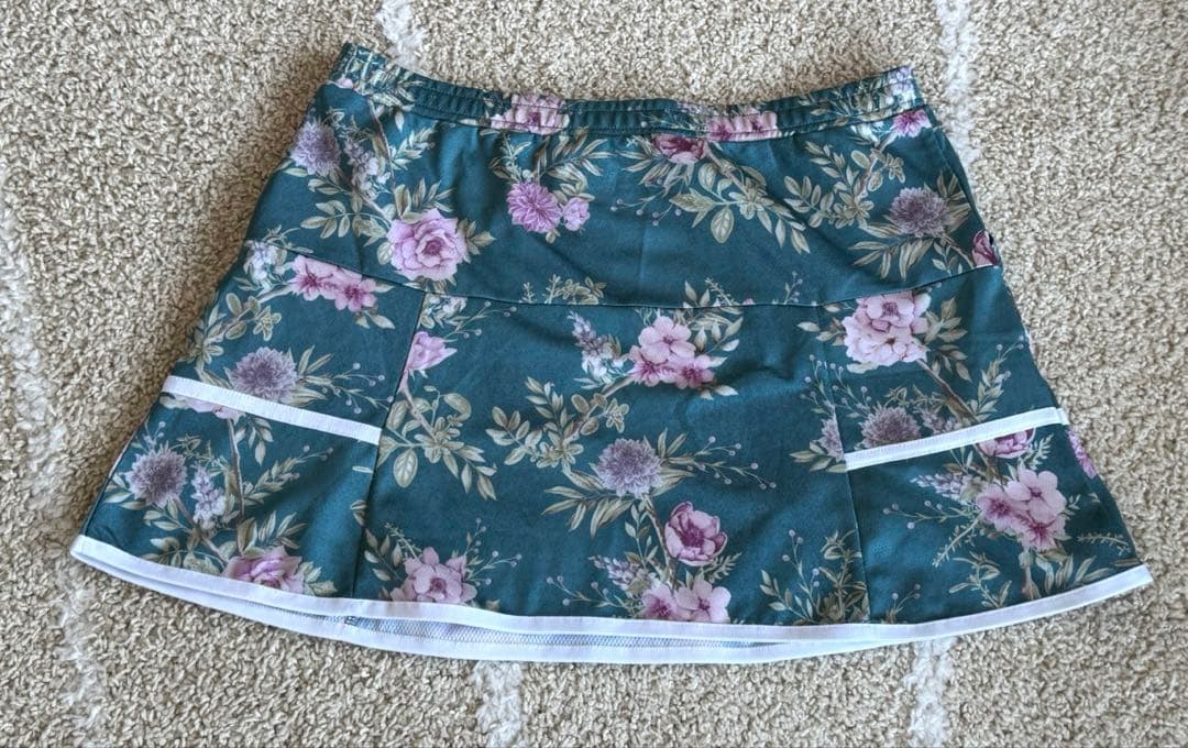 Admiral フローラルスカート グリーン