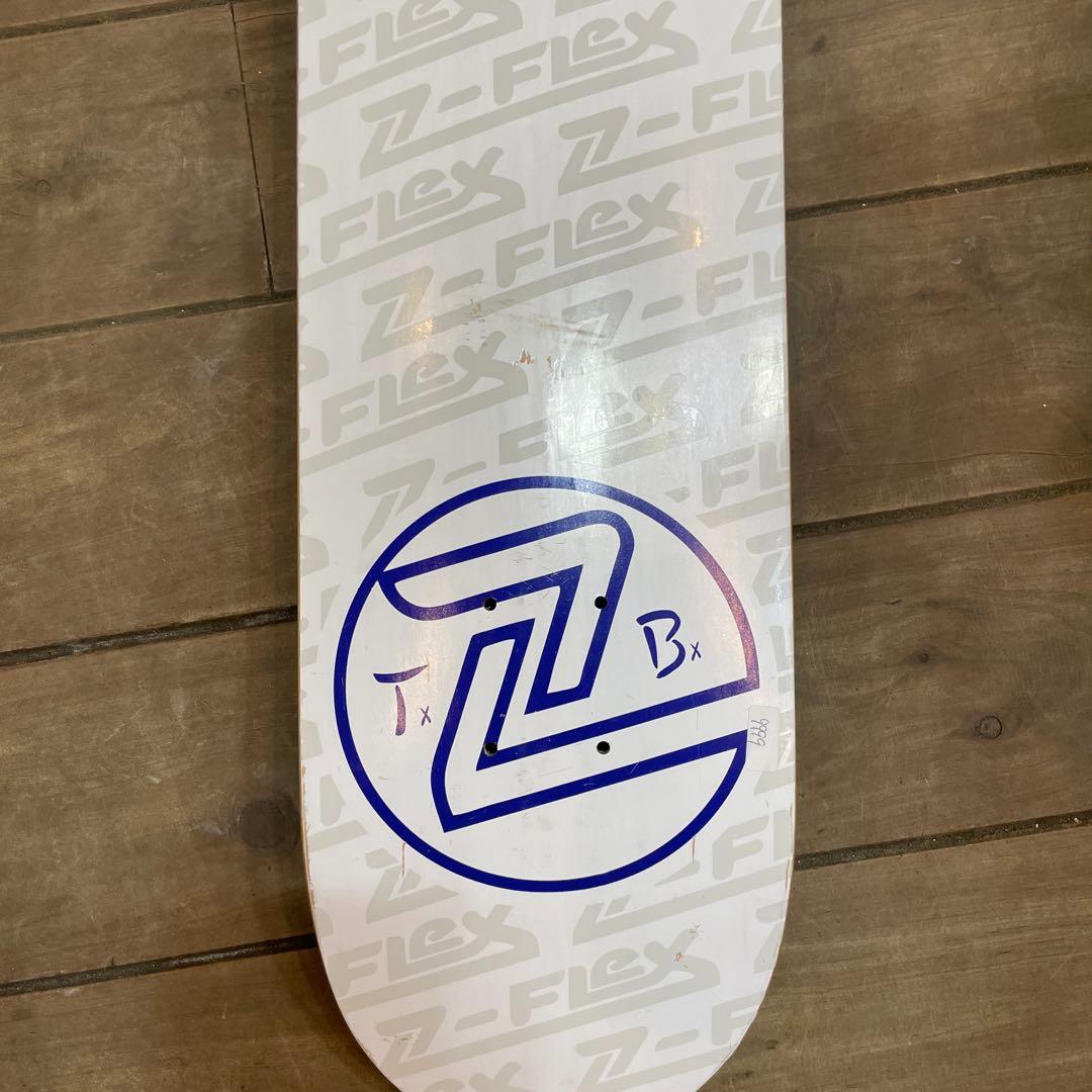 Z-Flex スケートボードデッキ ホワイト傷あり