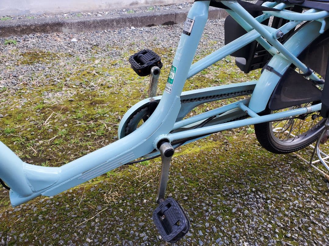 丸石 ふらっか〜ず 3人乗り 非電動 前後シート・カバー付　熊本市東区直接取引