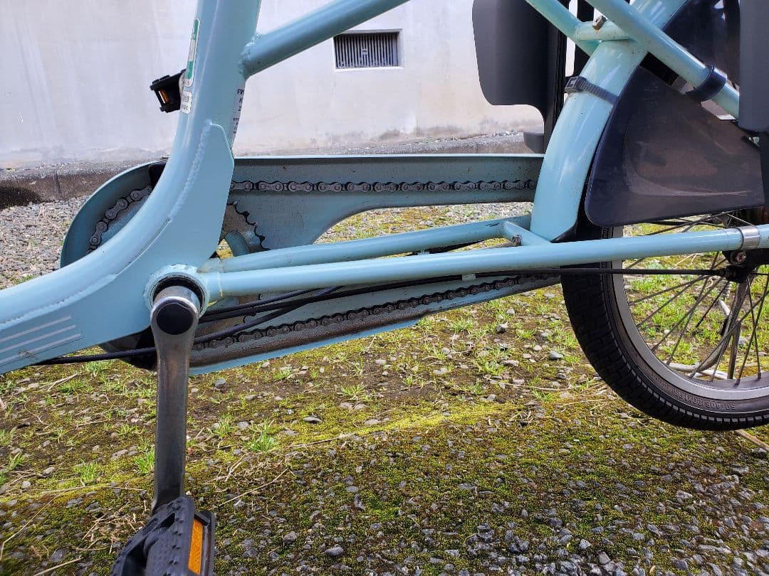 丸石 ふらっか〜ず 3人乗り 非電動 前後シート・カバー付　熊本市東区直接取引