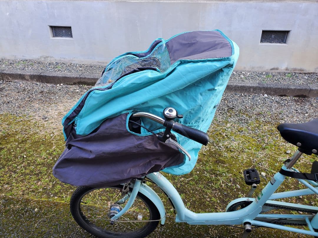 丸石 ふらっか〜ず 3人乗り 非電動 前後シート・カバー付　熊本市東区直接取引