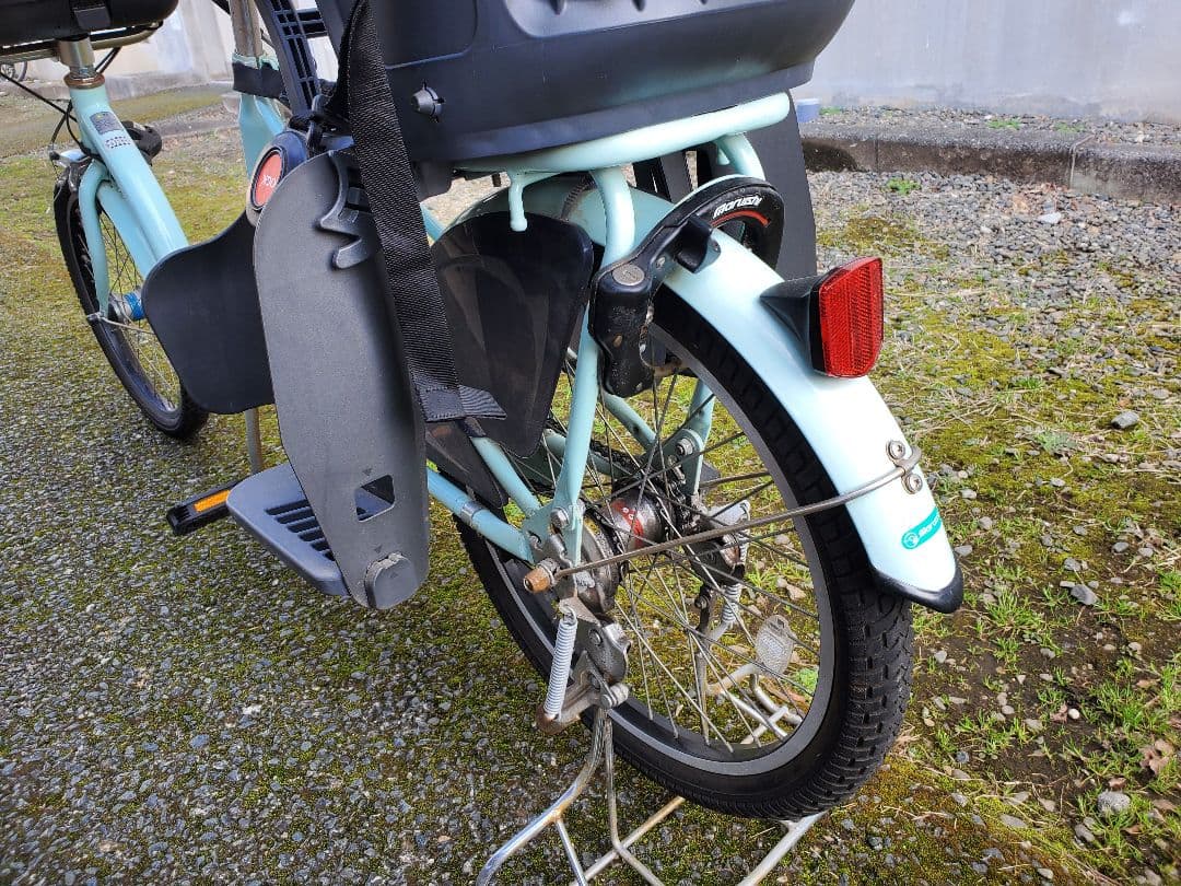 丸石 ふらっか〜ず 3人乗り 非電動 前後シート・カバー付　熊本市東区直接取引