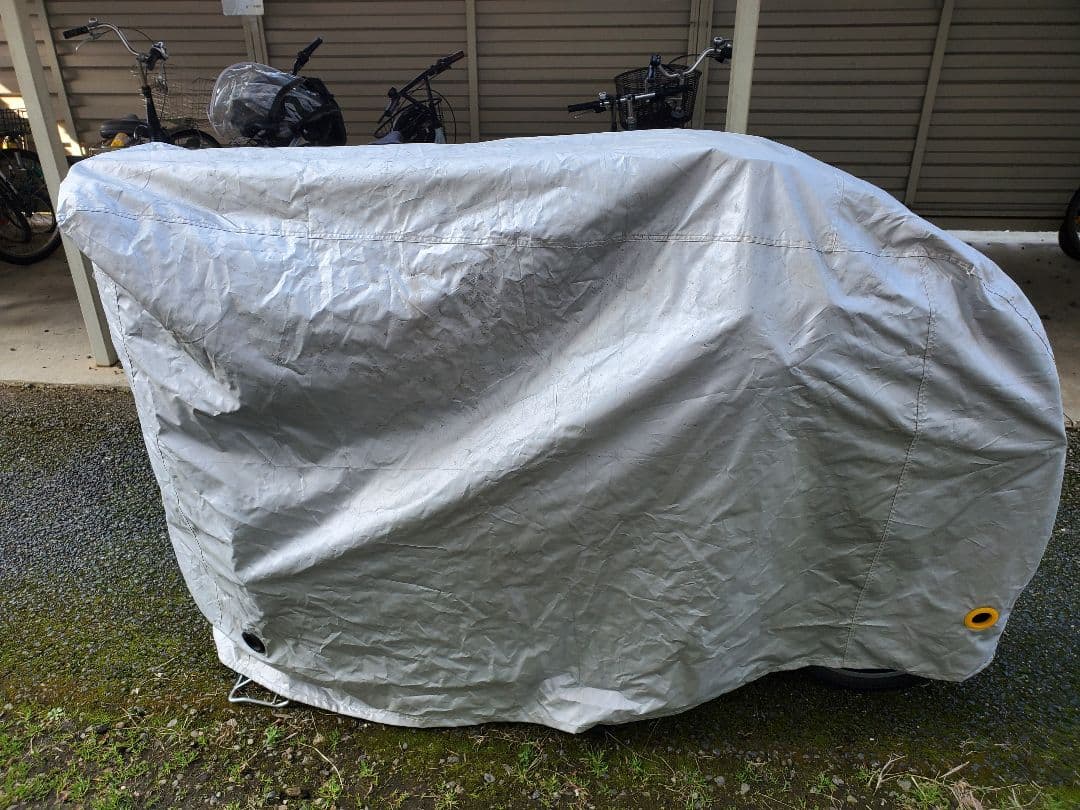 丸石 ふらっか〜ず 3人乗り 非電動 前後シート・カバー付　熊本市東区直接取引