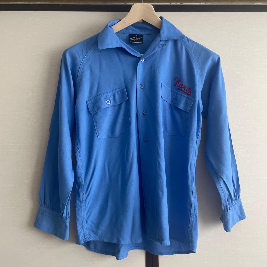 50,60’s長袖レーヨンボーリングシャツ超美品　最終価格