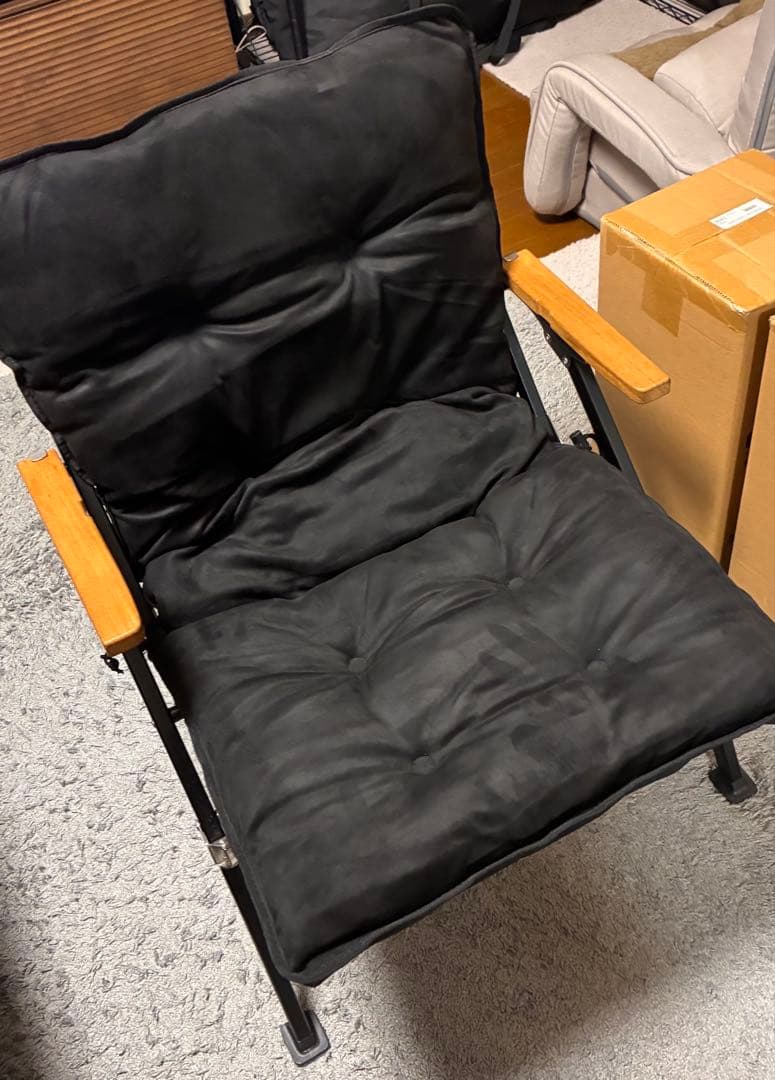 【新品未使用品 】GROUSE グラウス チェアクッション ブラック×2セット