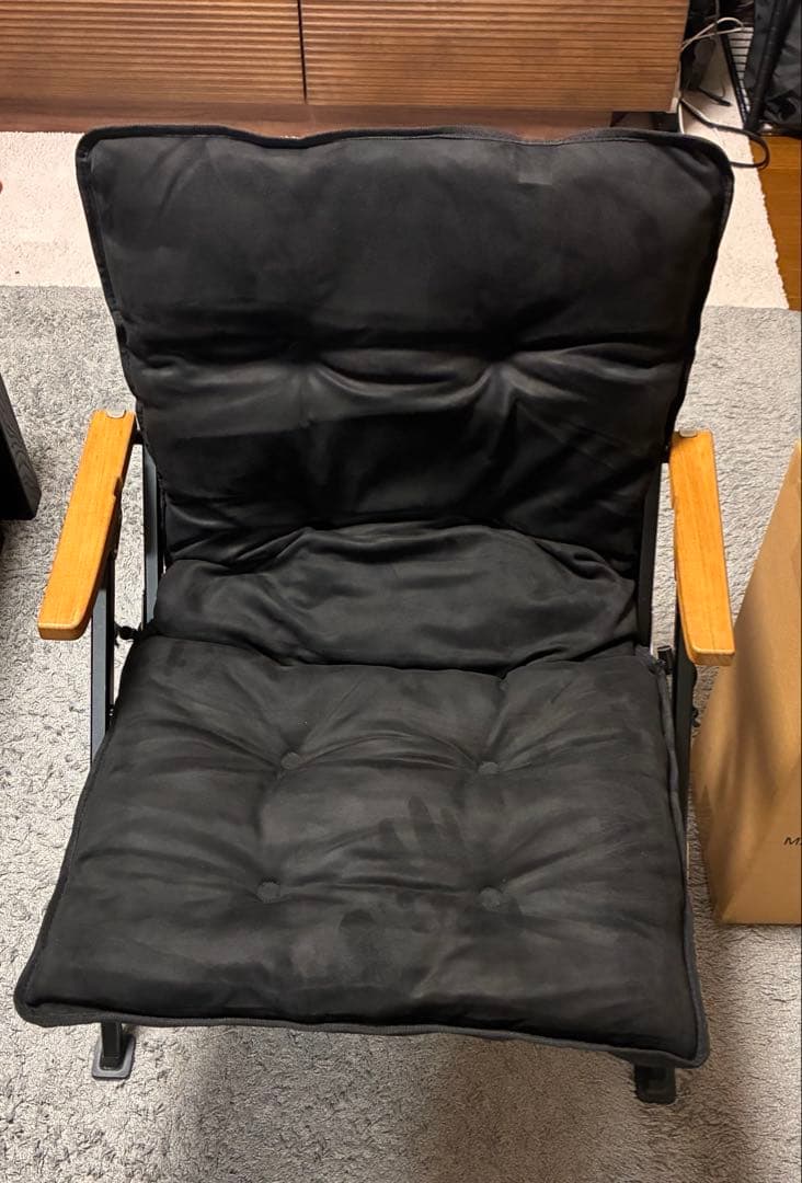 【新品未使用品 】GROUSE グラウス チェアクッション ブラック×2セット