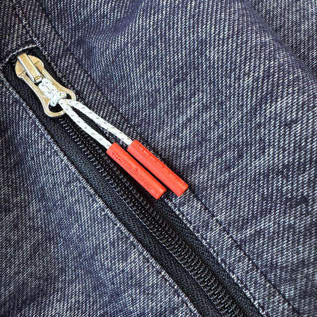 ロサーセン 3レイヤーデニムブルゾン 全天候フードジャケット ネイビー M