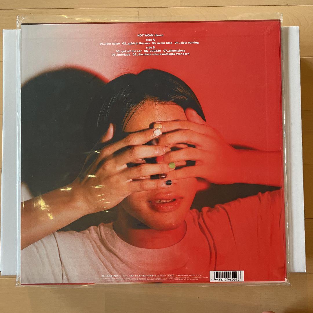 NOT WONK dimen LP レコード 美品