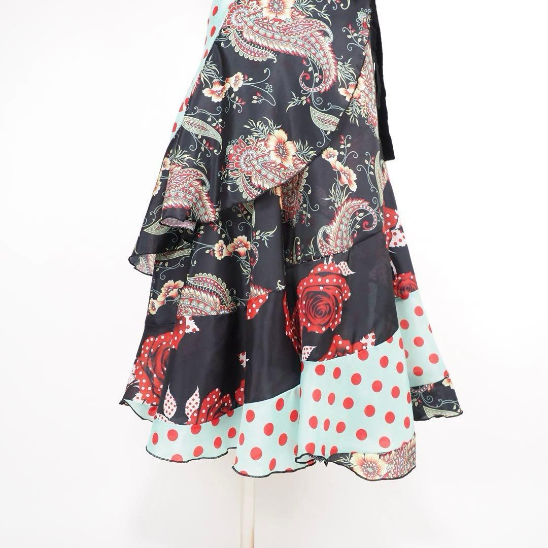 フラメンコ　巻きスカート　新品　ファルダ　フラメンコ衣装　Leirena