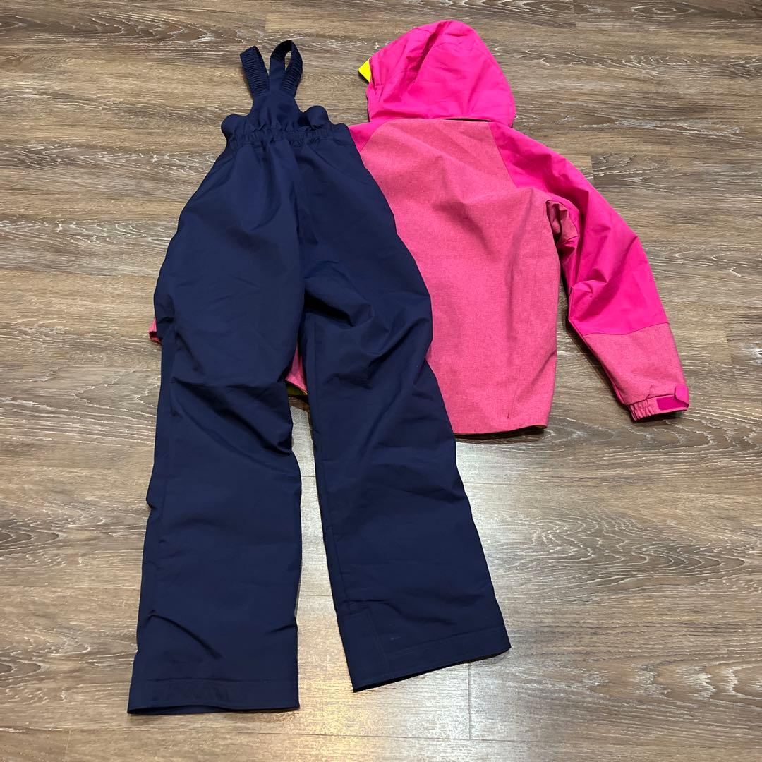 デサント　美品　　セットアップ　上下　スキーウェア　160 女の子