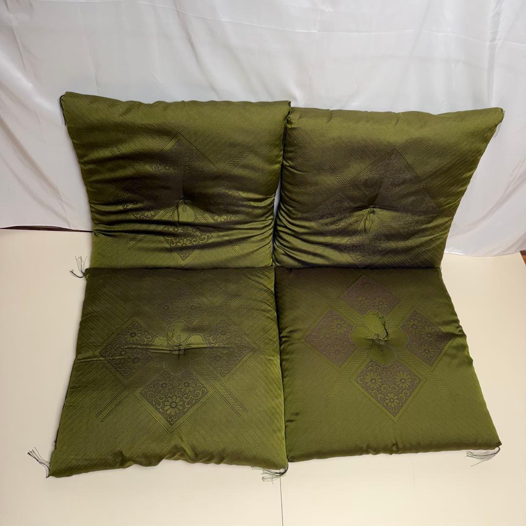 座布団10枚セット まとめ みどり グリーン