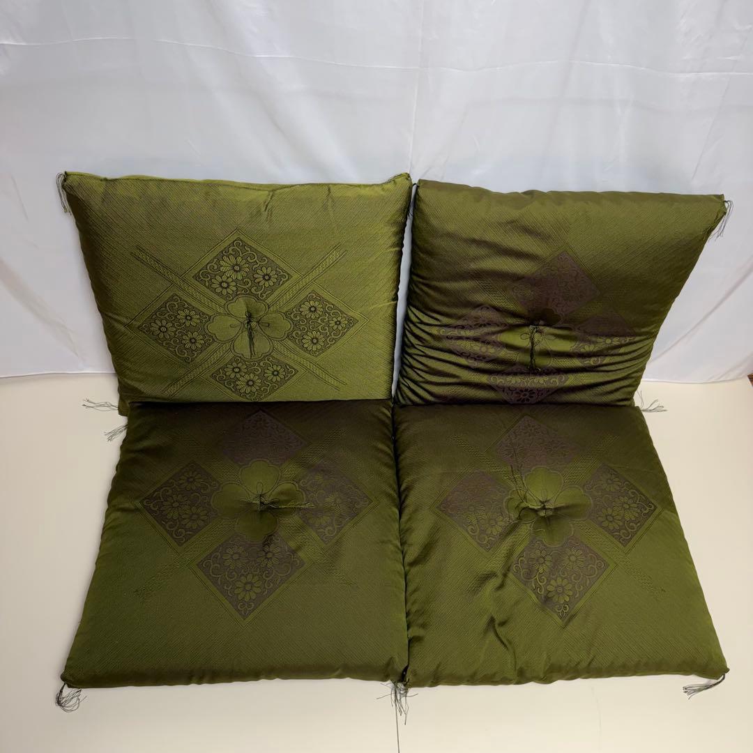 座布団10枚セット まとめ みどり グリーン