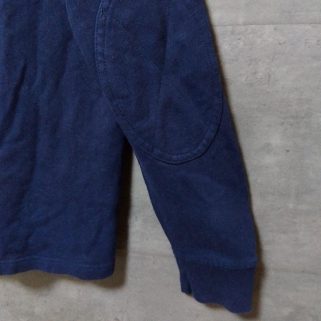 ラルフローレン ラガーシャツ 厚手 ワンポイント ポニー刺繍ロゴ 濃紺 ネイビー