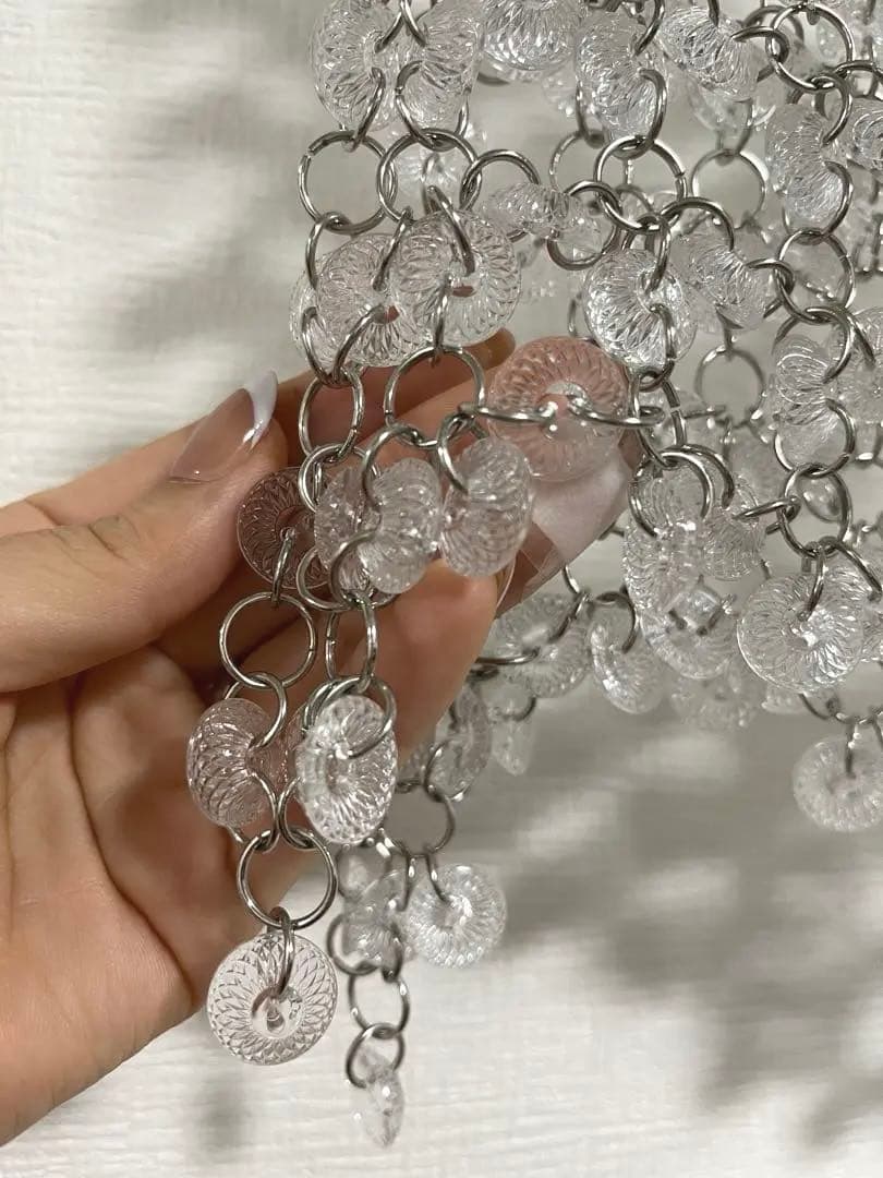 Chika Kisada ビーズ装飾 クロップドトップ