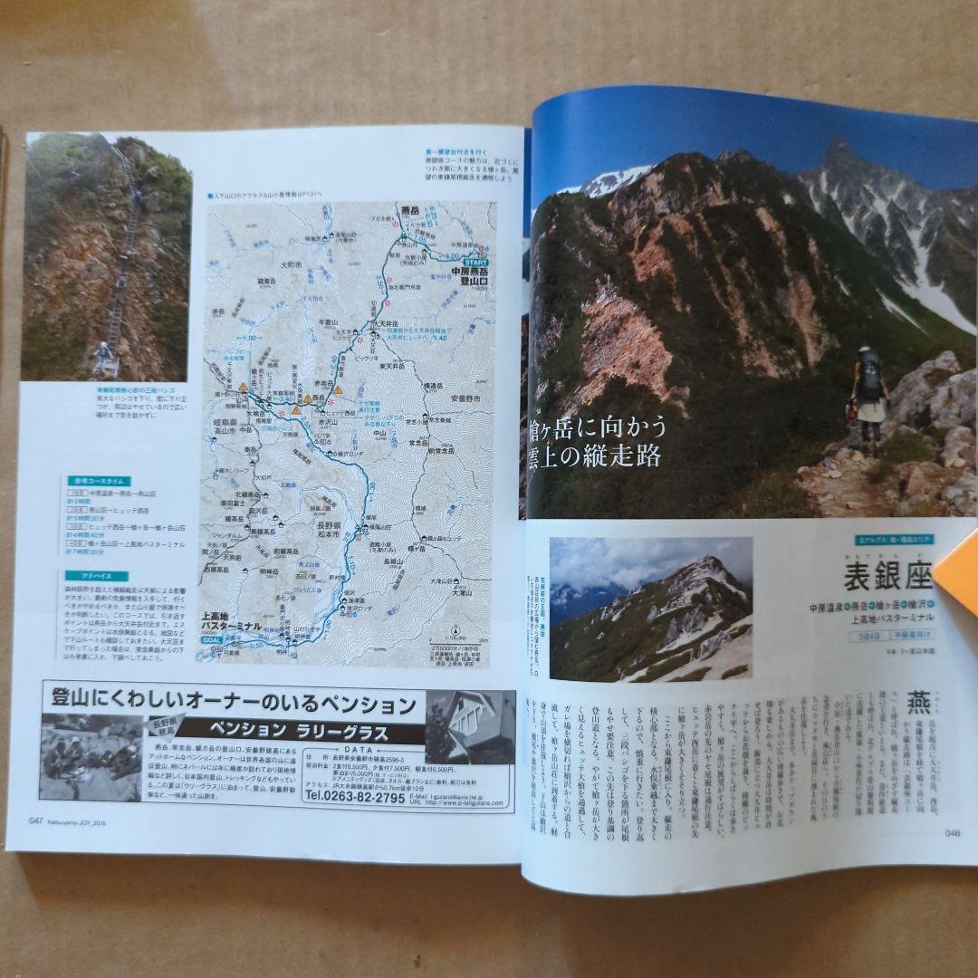 夏山JOY　ワンダーフォーゲル増刊　エリア＆レベル選ぶルート夏のアルプス　百名山