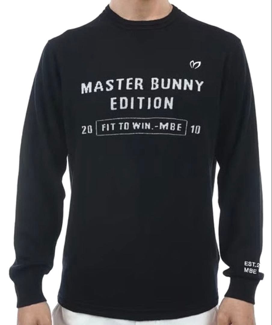 マスターバニーエディション カシミヤ100% ニットプルオーバー（BLK／5）