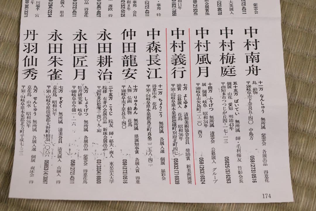 【真作】日本画 中村紅葉(義行)「つつじ」絹本 掛軸 木箱 花鳥 MA702