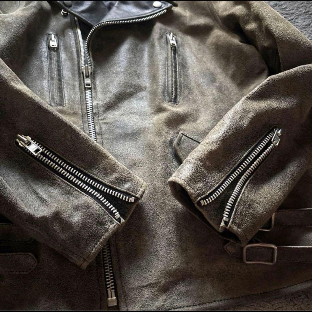 90's PPFM エイジング加工　Riders Jacket VINTAGE