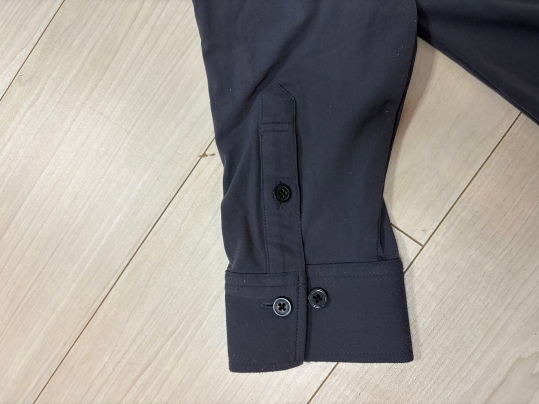 G/FORE メンズ ゴルフウェア 上下セット 長袖ポロシャツ グレー パンツ黒