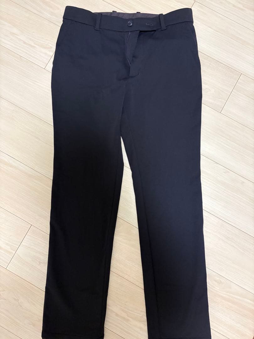 G/FORE メンズ ゴルフウェア 上下セット 長袖ポロシャツ グレー パンツ黒