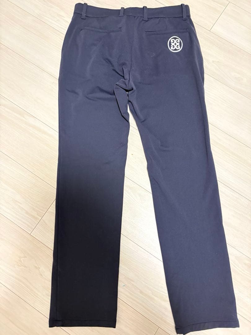 G/FORE メンズ ゴルフウェア 上下セット 長袖ポロシャツ グレー パンツ黒