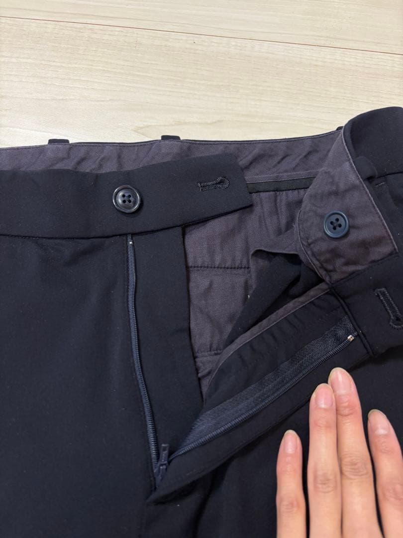 G/FORE メンズ ゴルフウェア 上下セット 長袖ポロシャツ グレー パンツ黒