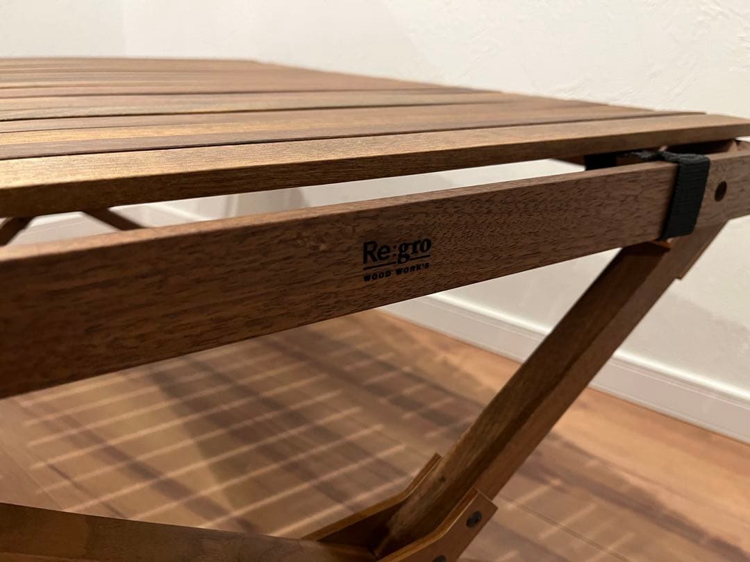 Re:gro wood works(リグロウッドワークス) ロールトップテーブル
