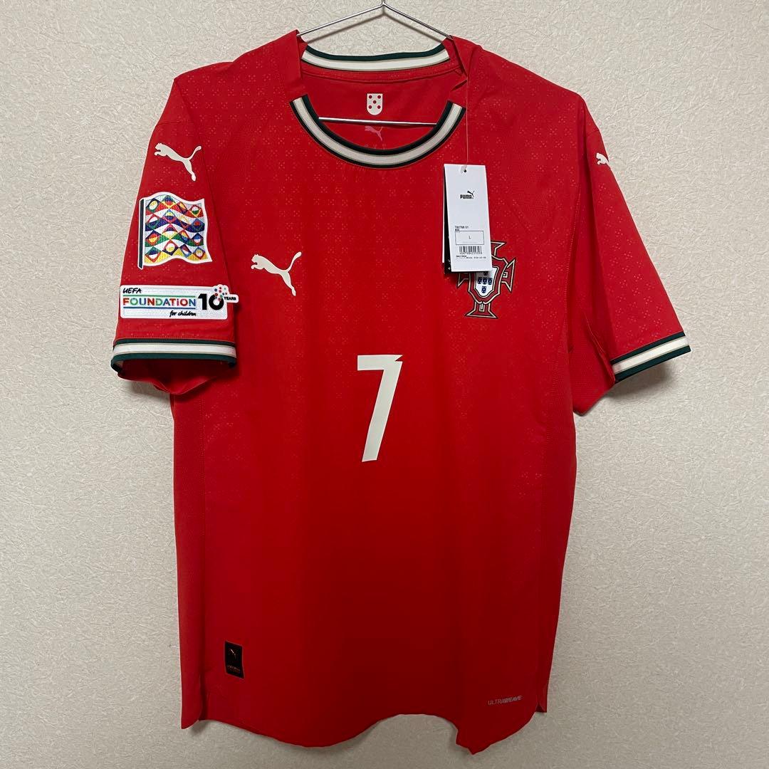 タグ有　ポルトガル代表 2025 オーセン　ロナウド #7 パッチ 正規品