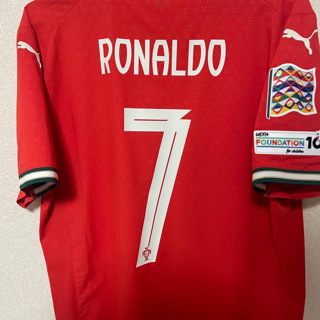 タグ有　ポルトガル代表 2025 オーセン　ロナウド #7 パッチ 正規品