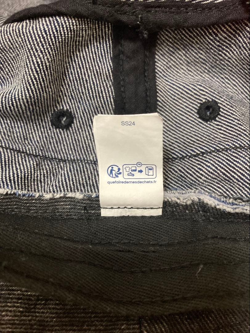 帽子 Supreme Coated Denim Crusher Black M/L