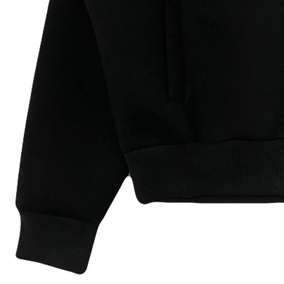 Unknown ショート丈 クロップド ジャケット ジップアップ ドリズラー 黒