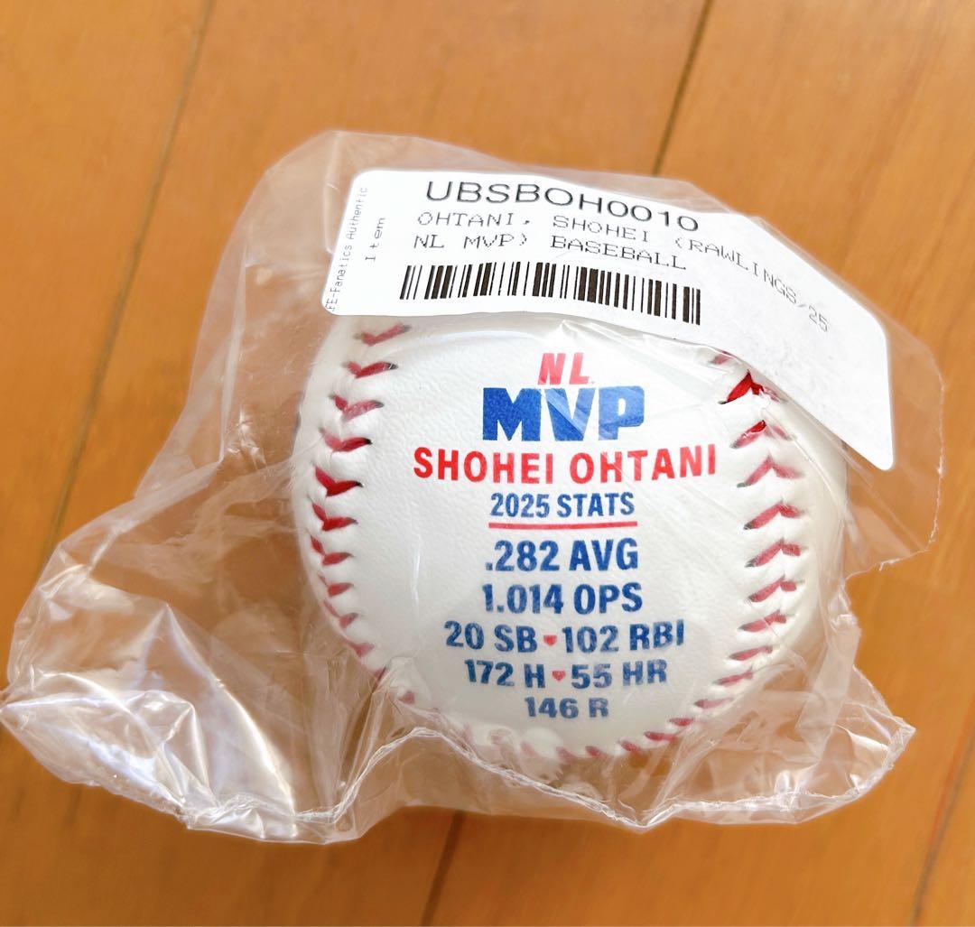 【海外限定】大谷翔平 MVP記念2025 レプリカサインボール