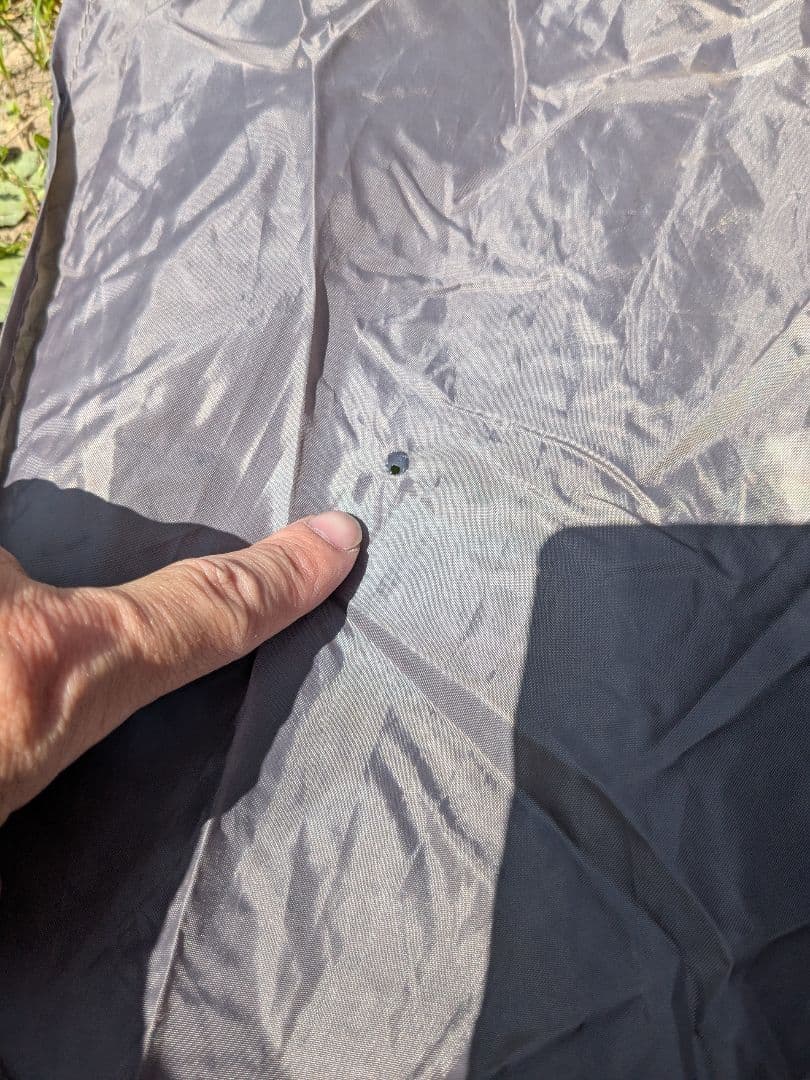 DODカマボコテント2　ナチュラム別注カラー　自作煙突穴あり