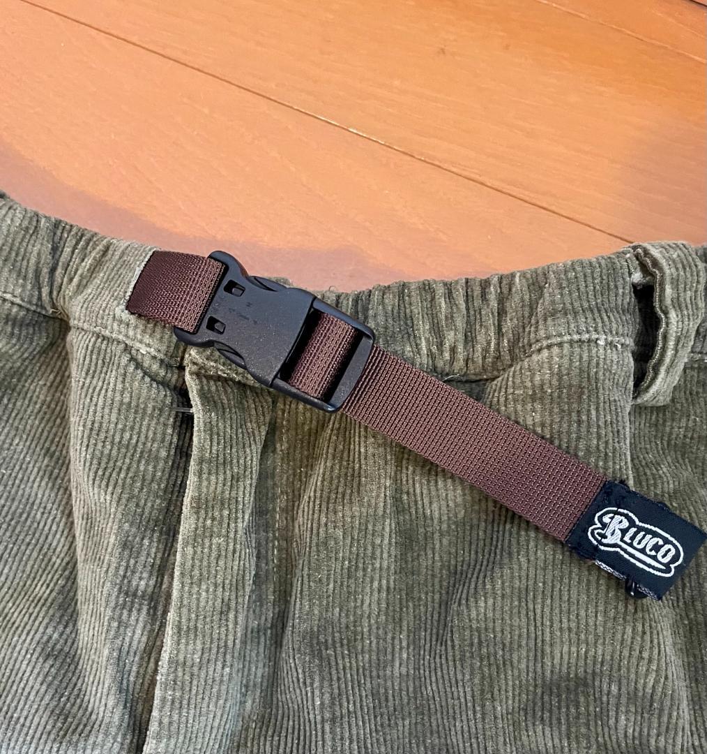 【コーデュロイ】BLUCO WARM WORK PANTS　オリーブ