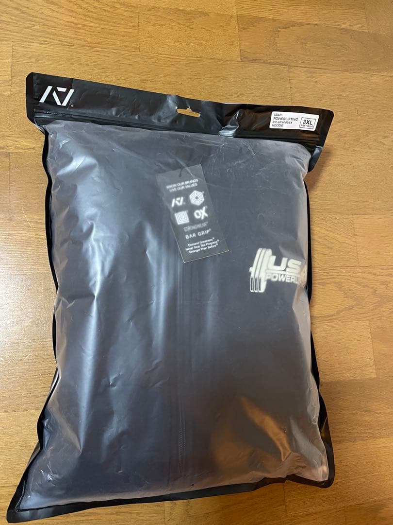 新品　A7 USA Powerlifting パーカー 3XL ネイビー