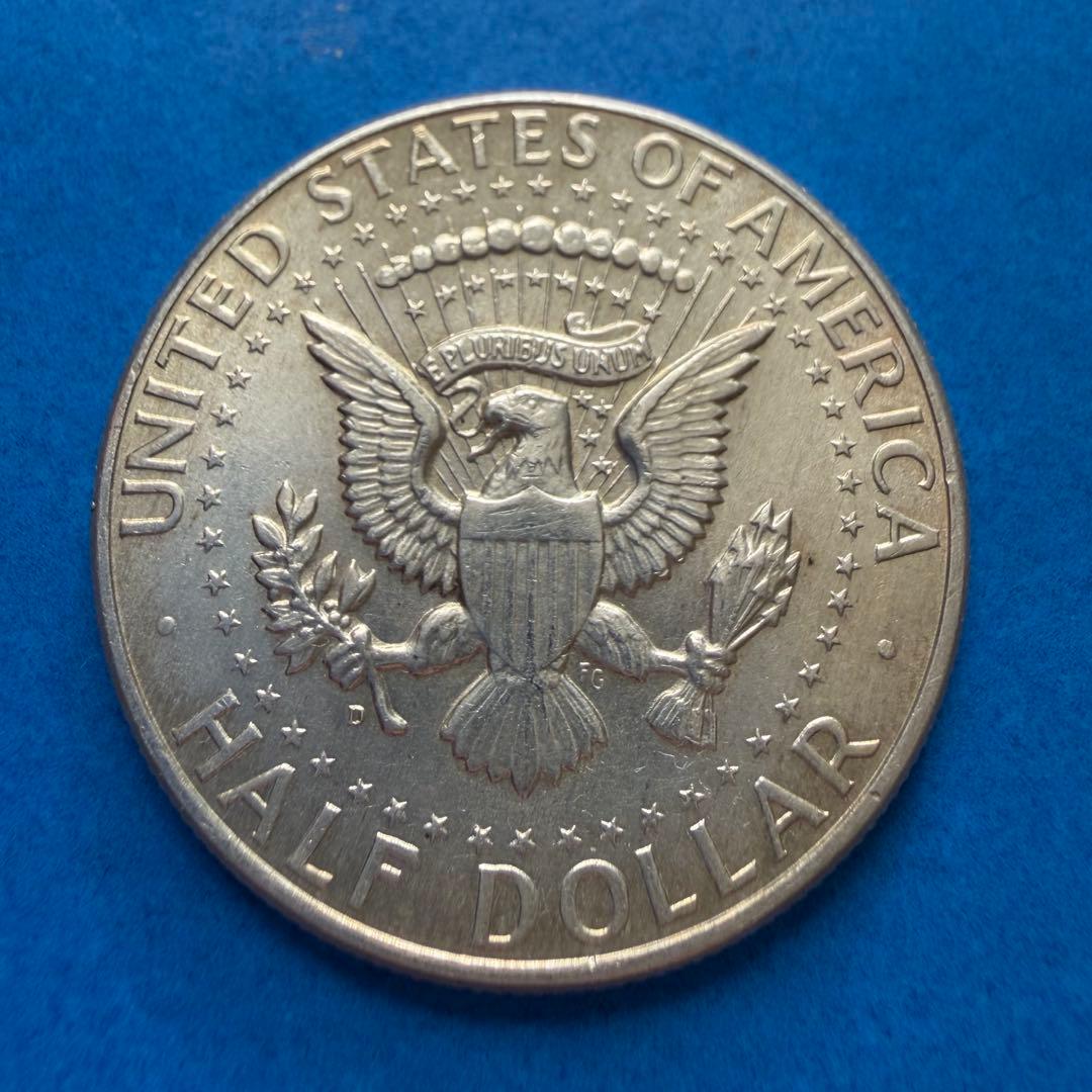ケネディ　ハーフダラー銀貨　A18　1964年　アメリカ　JFK　50￠