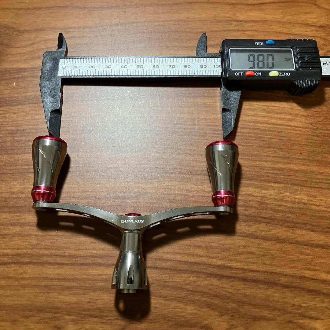 美品軽量　ダイワ用　ゴメクサス　ダブルハンドル　ジュラルミン　MTCW スタンド