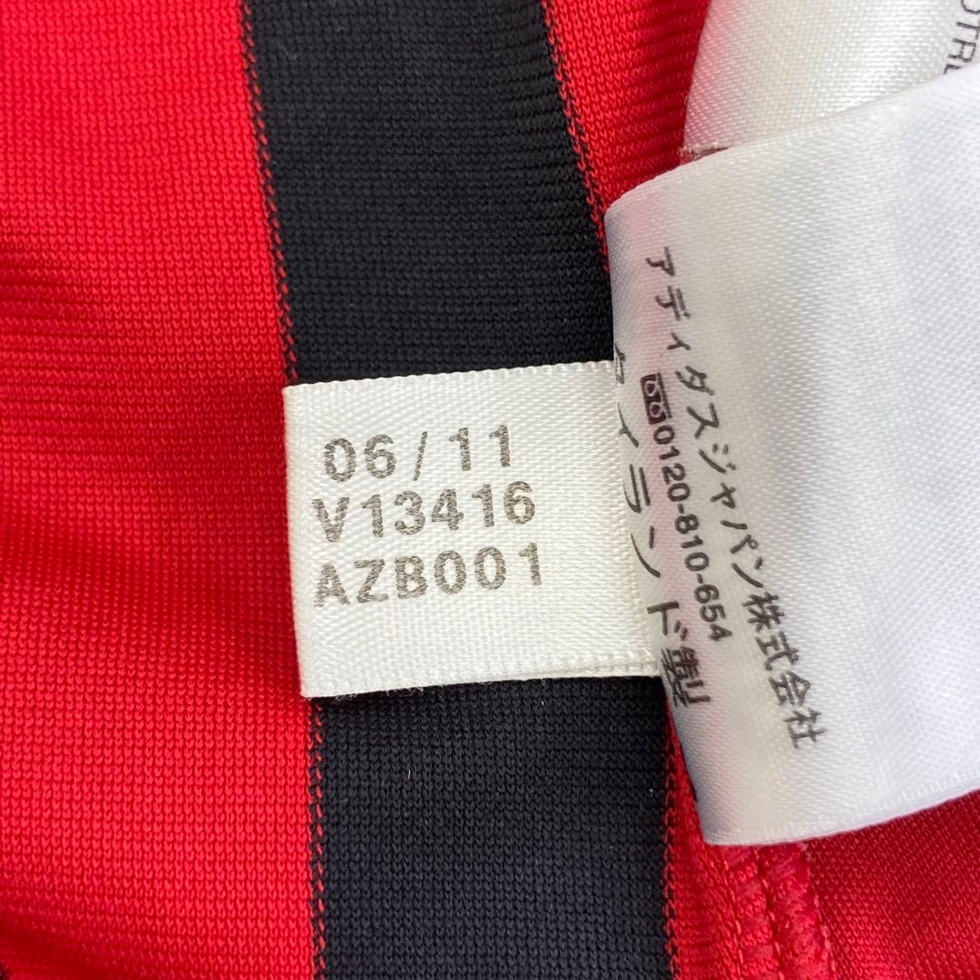 adidas アディダス イブラヒモビッチ ユニフォーム 長袖 M 赤黒白