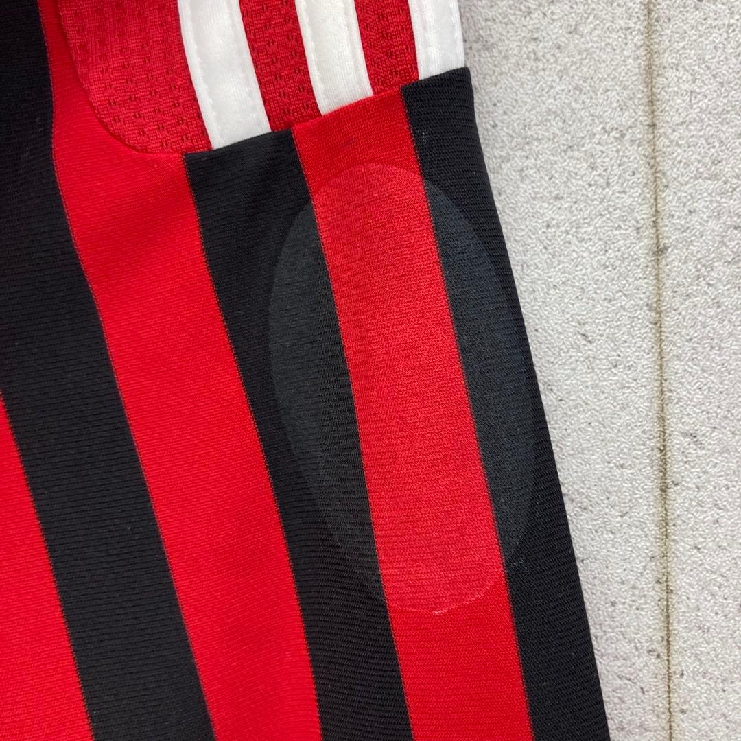 adidas アディダス イブラヒモビッチ ユニフォーム 長袖 M 赤黒白