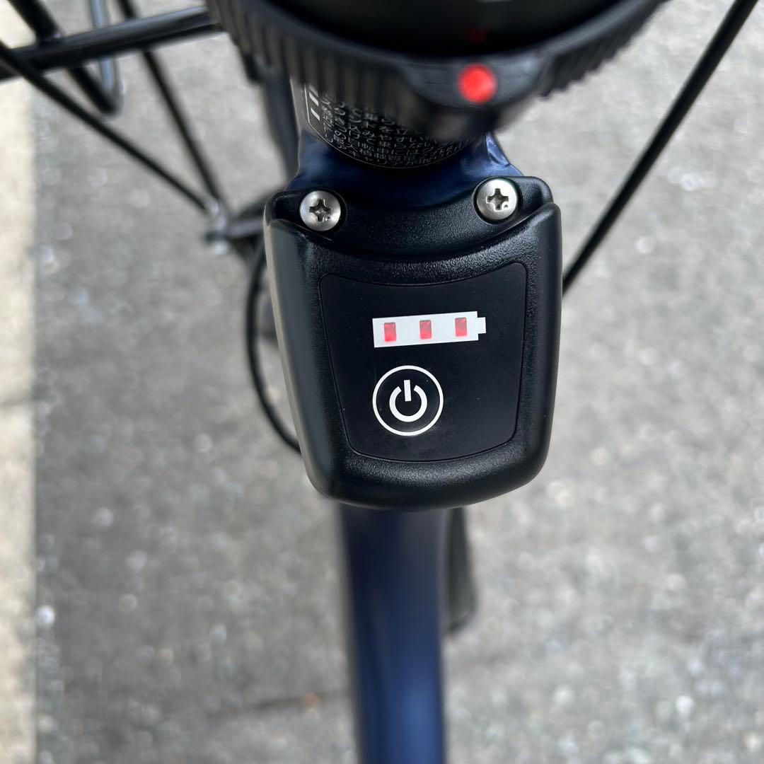 パナソニック 電動アシスト自転車 前カゴ・リヤキャリア付き BE-ELSW013