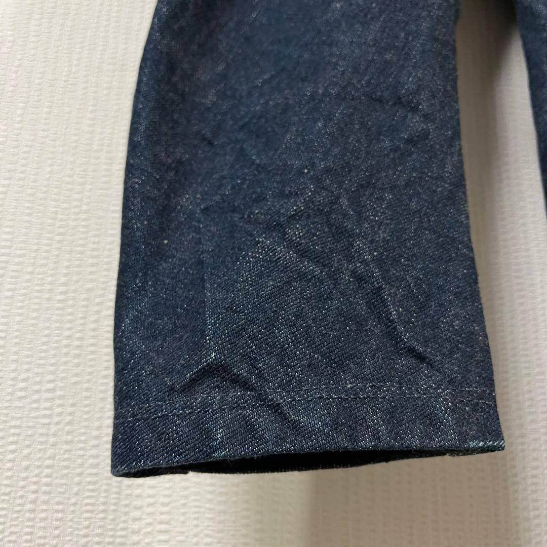 カトー　kato'　3D デニムジャケット　Sサイズ　ネイビー　美品　日本製