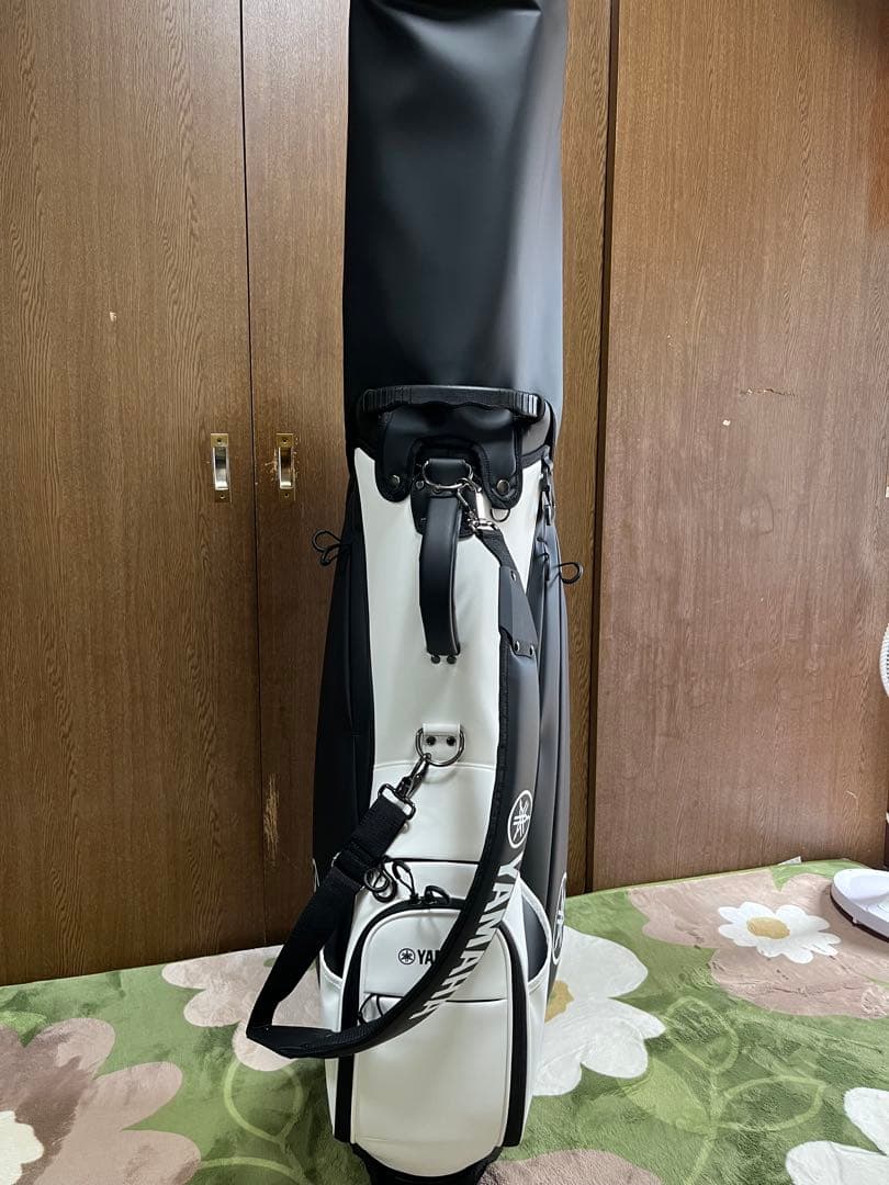 YAMAHA キャディバッグ 黒/白